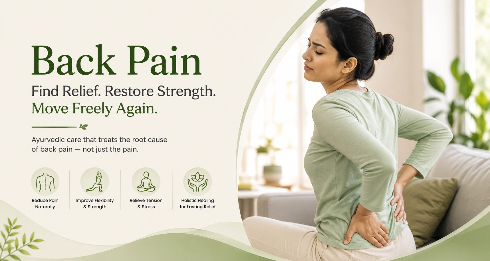 Ayurvedic back pain treatment at AyurSakhi