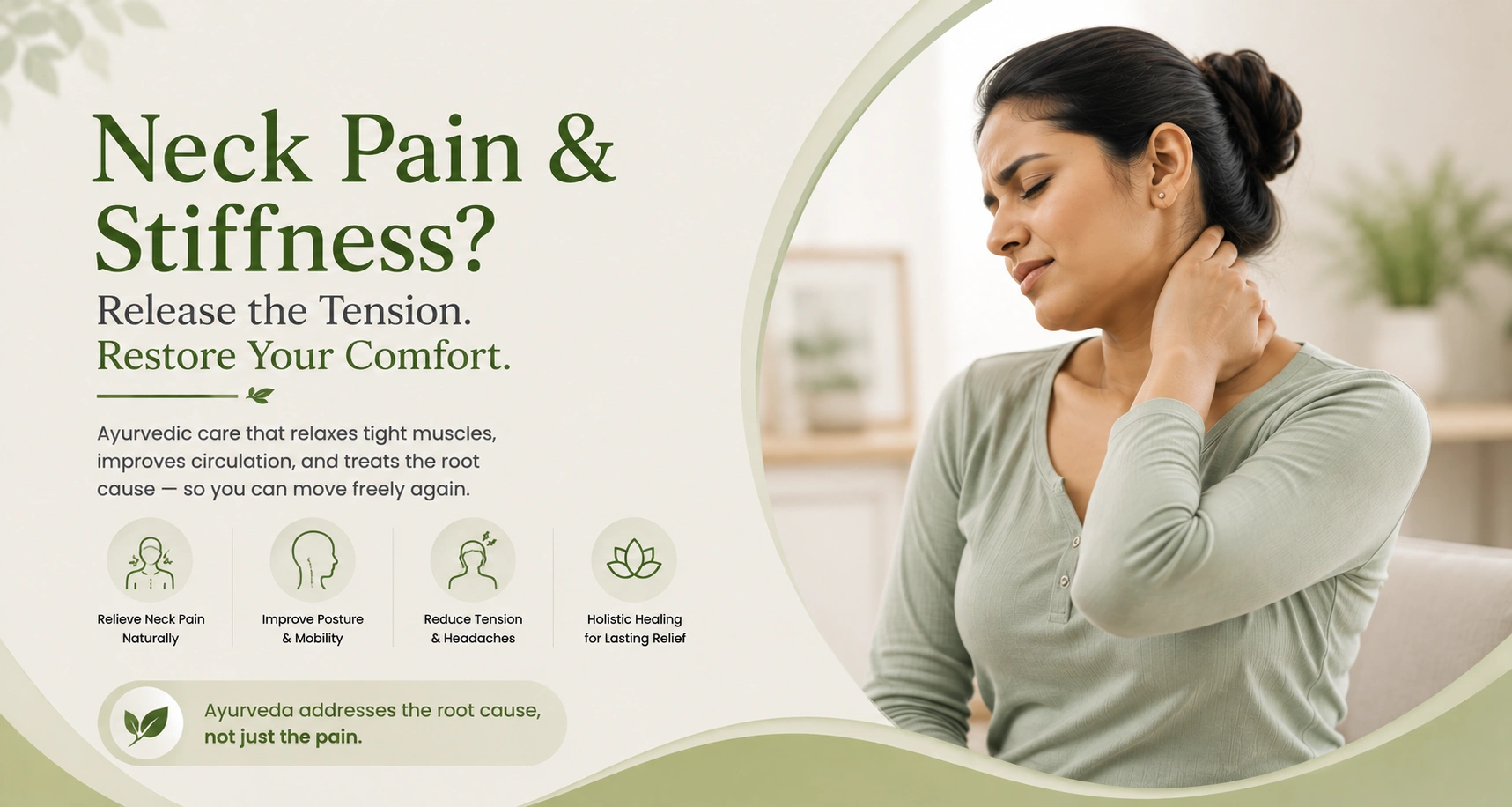 Ayurvedic neck and shoulder pain treatment at AyurSakhi
